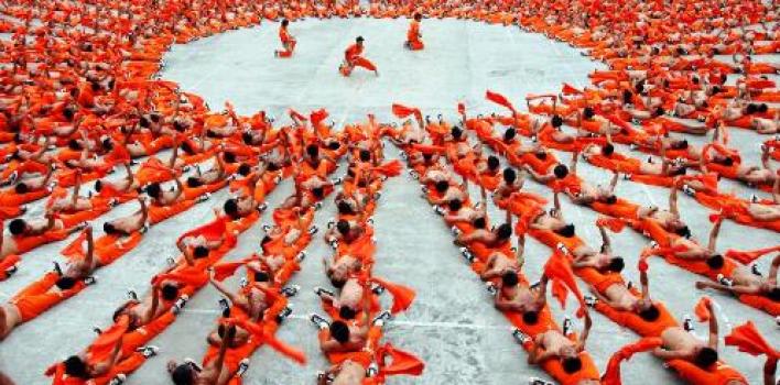 Where in the world can you find “dancing inmates”?