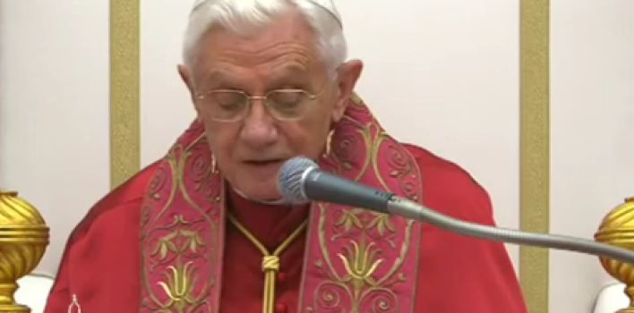 Benedicto XVI: «el mal se vence con el bien, con el amor»