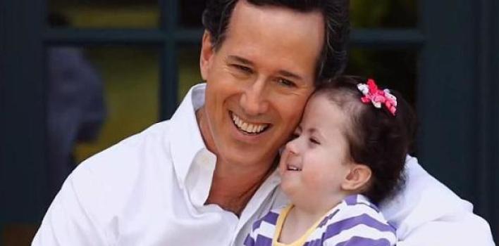 Bella, la hija de Rick Santorum con Síndrome de Edwards