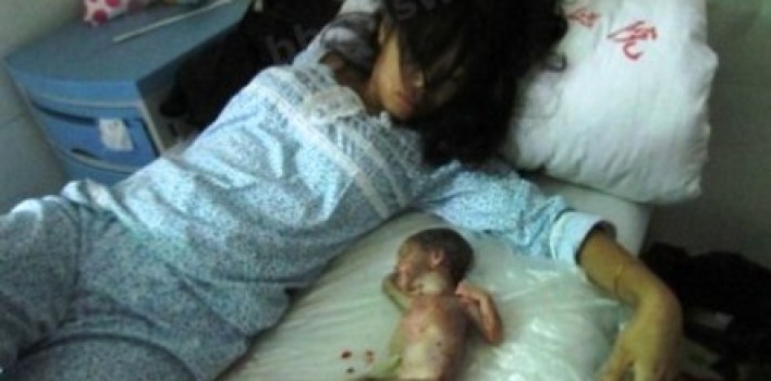 Indignación por el caso de una china obligada a abortar un embarazo de siete meses