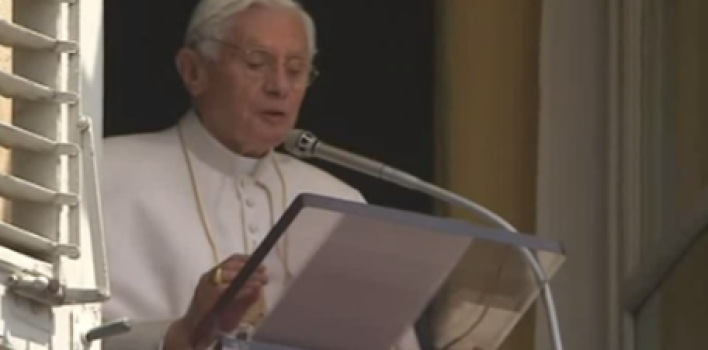 ‘TODA LA HISTORIA TIENE COMO CENTRO A CRISTO’, Benedicto XVI