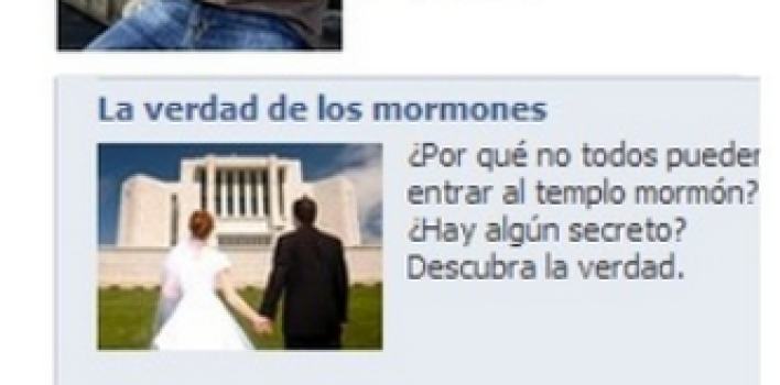 Los mormones lanzan una extensa e intensa campaña de publicidad en Facebook