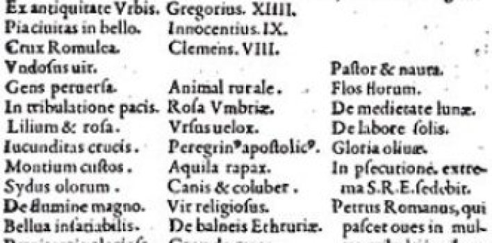 ¿Son verdaderas las profecías de San Malaquías sobre los Papas?