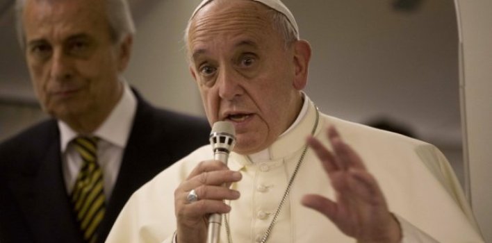 Rueda de prensa del Papa Francisco en vuelo de regreso a Roma desde Tierra Santa