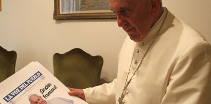 Entrevista del diario argentino La Voz del Pueblo al Papa Francisco