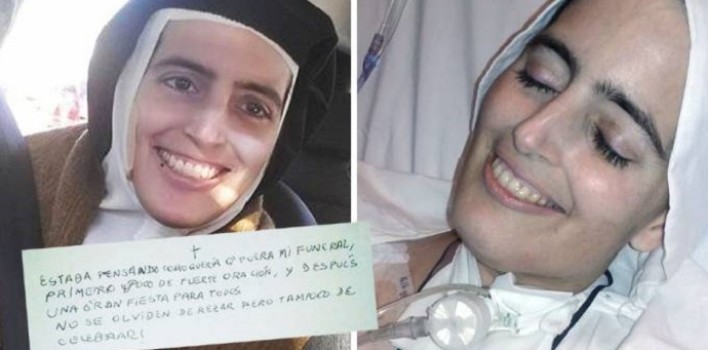 El rostro de paz de una carmelita a punto de morir se convierte en fenómeno viral en las redes sociales