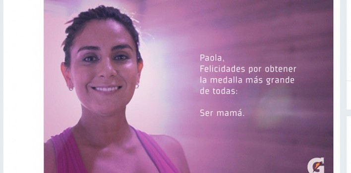 Gatorade felicita a una medallista olímpica por ser madre: «La medalla más grande de todas»