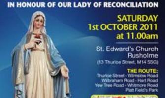 Marian procession in Manchester ends 20 year drought