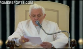 La santidad según Benedicto XVI