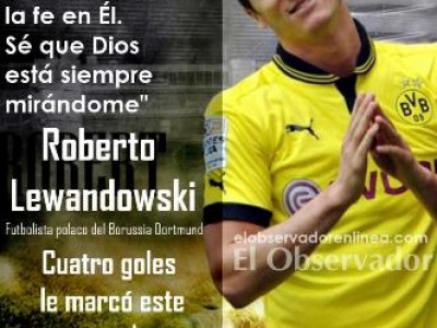 Lewandowski, cuatro goles al Real Madrid: «Soy católico y no me avergüenzo de Jesús»