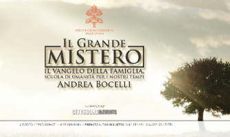 Andrea Bocelli y el Vaticano unidos para cantar “el gran misterio” de la familia