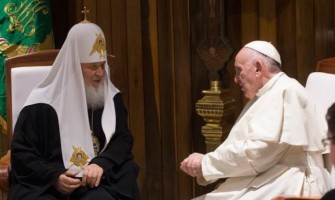 Encuentro histórico entre el Papa Francisco y el Patriarca Kiril