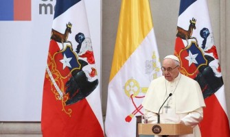 El Papa Francisco pide perdón en su primer discurso en Chile